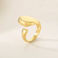 Luxury Rings Anillo Gifts For Women - Stainless Steel 304 - KR111374-GC