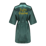 Sexy Women Bridesmaid Printed Robes