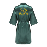 Sexy Women Bridesmaid Printed Robes