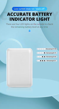 Power Bank 10000mAh/5V3A Portable Charging Powerbank Mobile Phone External Battery Fast Charging Warm Palace Belt Heating USB
