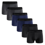 6Pcs/Set Men Panties Men's Underwear Male Brand Boxer And Underpants For Homme Luxury Set Shorts Box Slip Kit Student Briefs