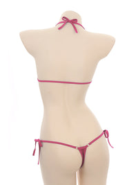 Sexy Micro Mini Bandage Bra Bikini Set
