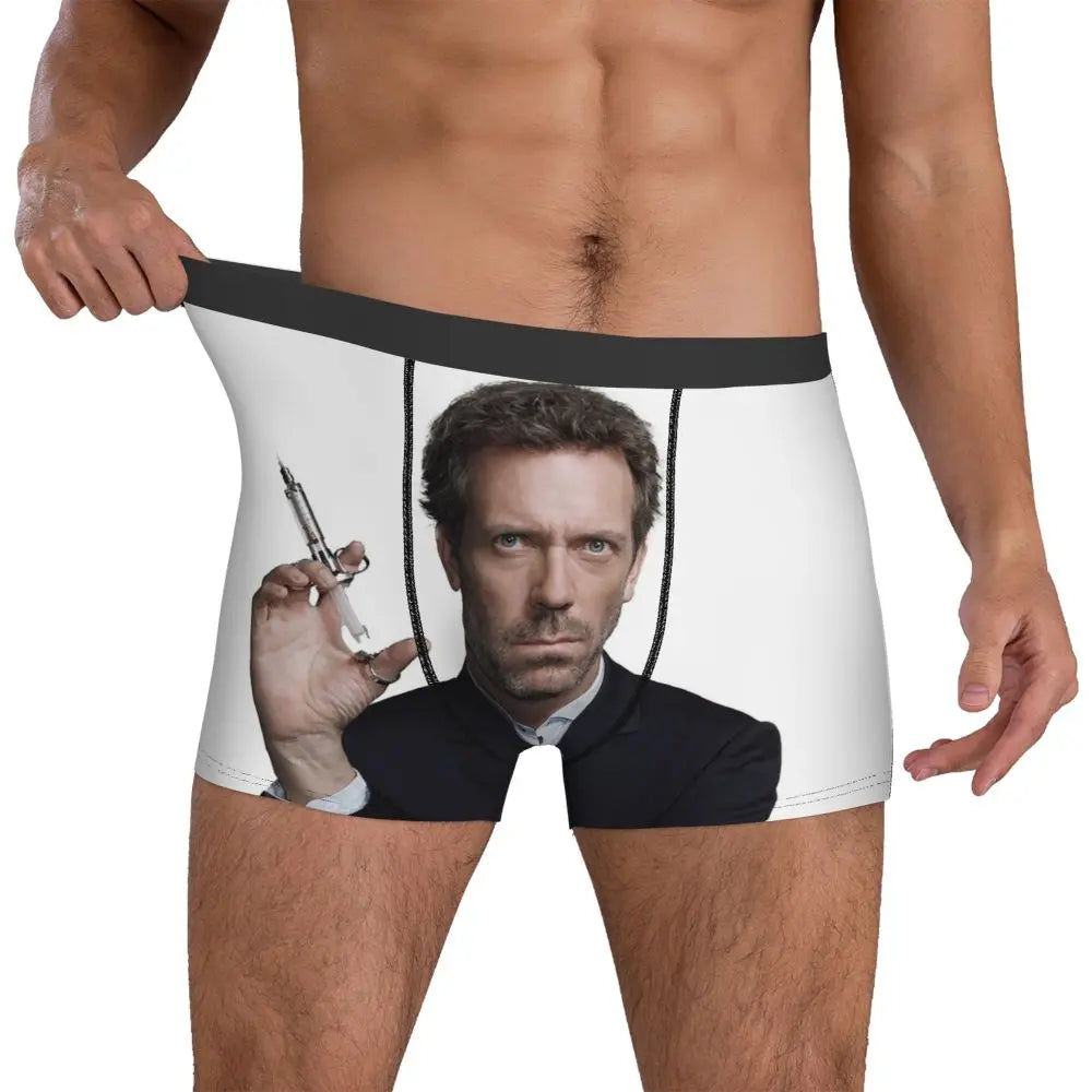 Boxer Underpants Shorts House MD Panties Men Soft Underwear for Homme Man Boyfriend Gifts