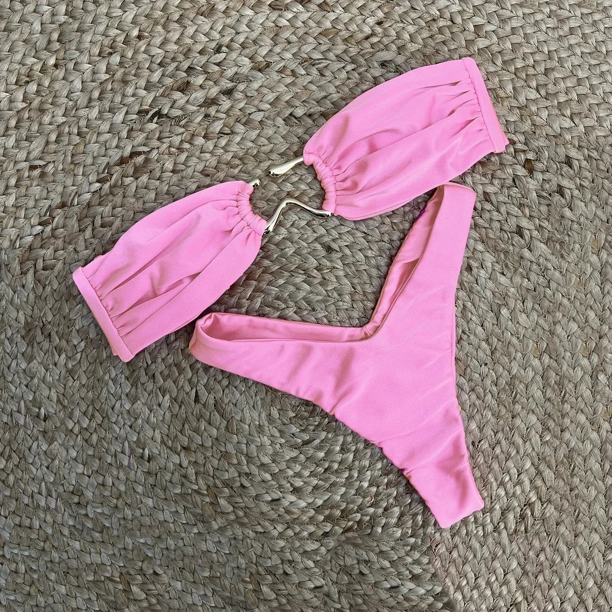 Sexy Brazilian Bandeau Bikini Set