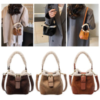 Women Casual Retro Plush Handbags
