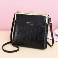Alligator Pattern Crossbody Lock Phone Bag