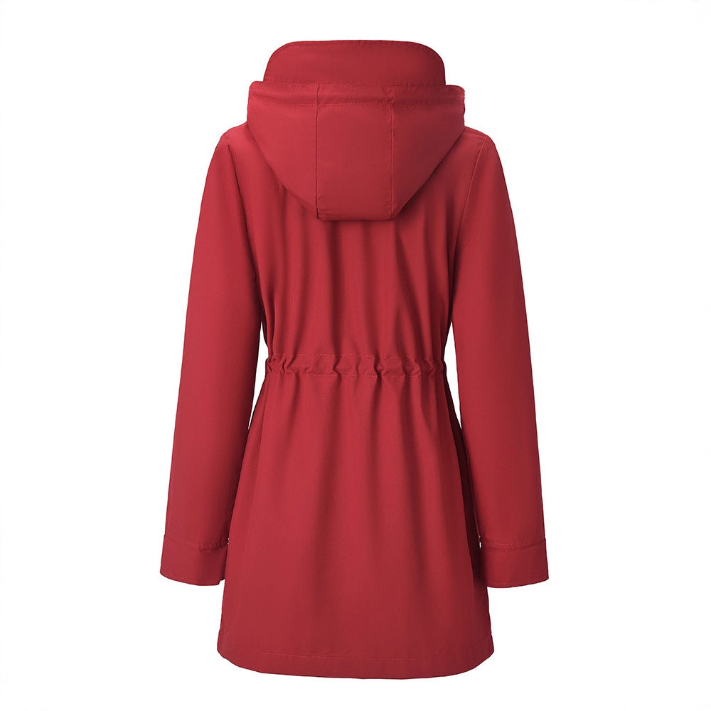 Women's Windbreaker Waterproof Elegant Style