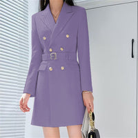 Office Lady Style Slimming Waist Trimming Coat Women's Top