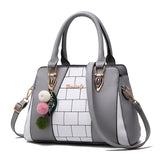 Zipper Square Shoulder Women Handbag
