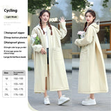 Raincoat Female Electric Battery Motorcycle Outerwear Single