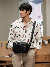Leather Men's Shoulder Bag