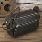 Large Capacity Horse Leather Storage Bag