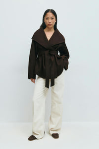 Autumn And Winter High-grade Mid-length Thick Woolen Coat