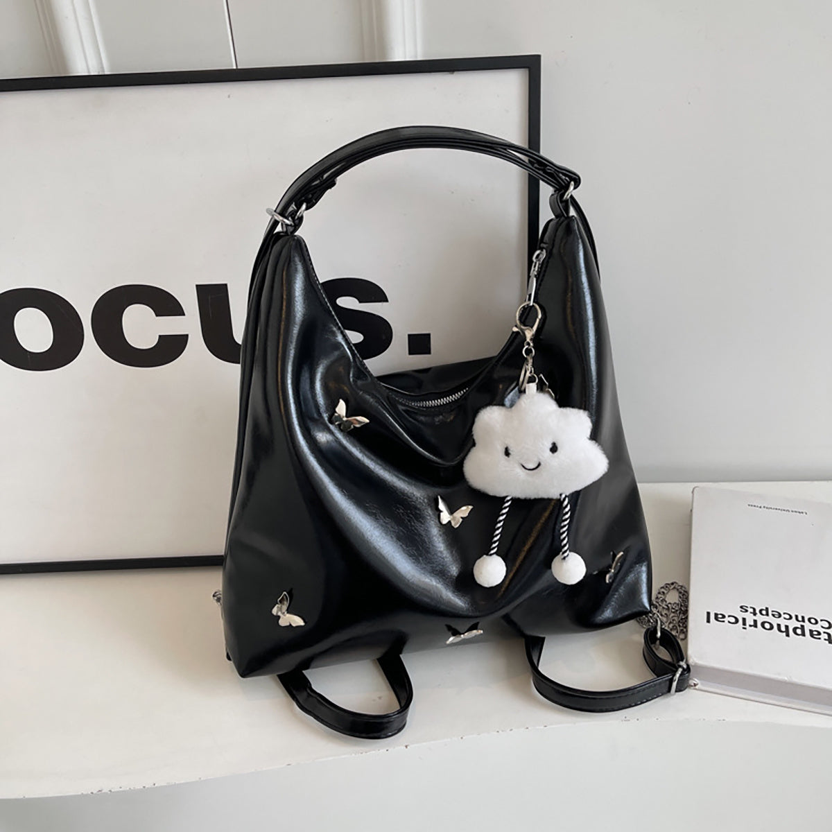 Women's Fashionable Hobo Bag with Large Capacity