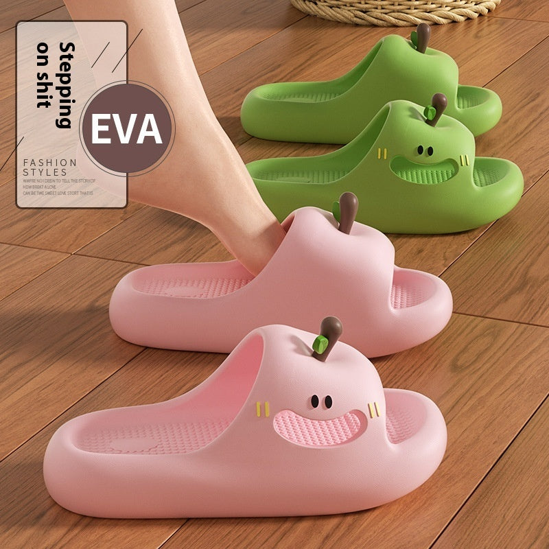 Apple Non Slip Women's Slipper