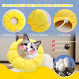 Cute Sunflower Neck Cone Recovery Collar