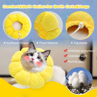 Cute Sunflower Neck Cone Recovery Collar
