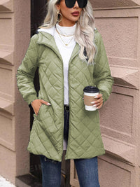 New Hooded Fleece Padded Coat Women