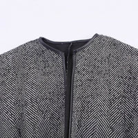 British Style Fashionable Temperament Lace Waist Design Mid-length Coat