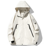 Single-layer Outdoor Shell Jacket Thin Windproof Waterproof Mountaineering Suit