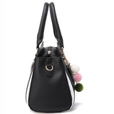 Zipper Square Shoulder Women Handbag
