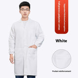 Work Clothes Blue Long Sleeve Dustproof Unlined Long Gown