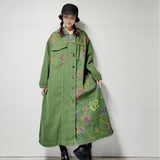 Women's Washed Do The Old Cowboy Coat Loose Casual Retro