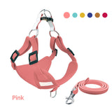 Reflective Pet Dog Vest Harness Set