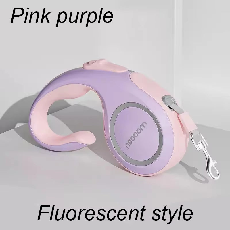 Automatic Pet Dog Teddy Telescopic Leash