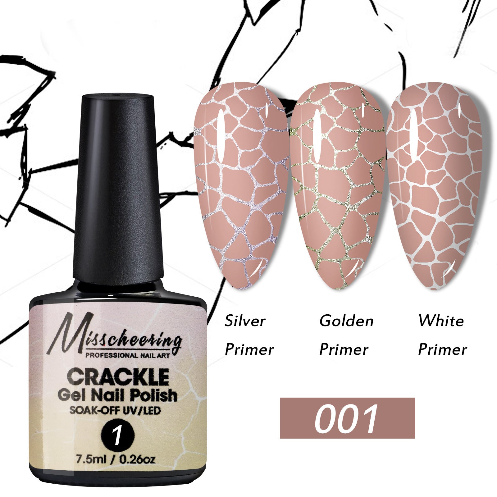 Nail Crack Glue Cracked Marble Gel Nail Polish