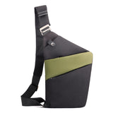 One Shoulder Canvas Chest Bags