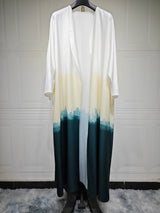 Muslim Clothing Coat Tie-dyed Cloak