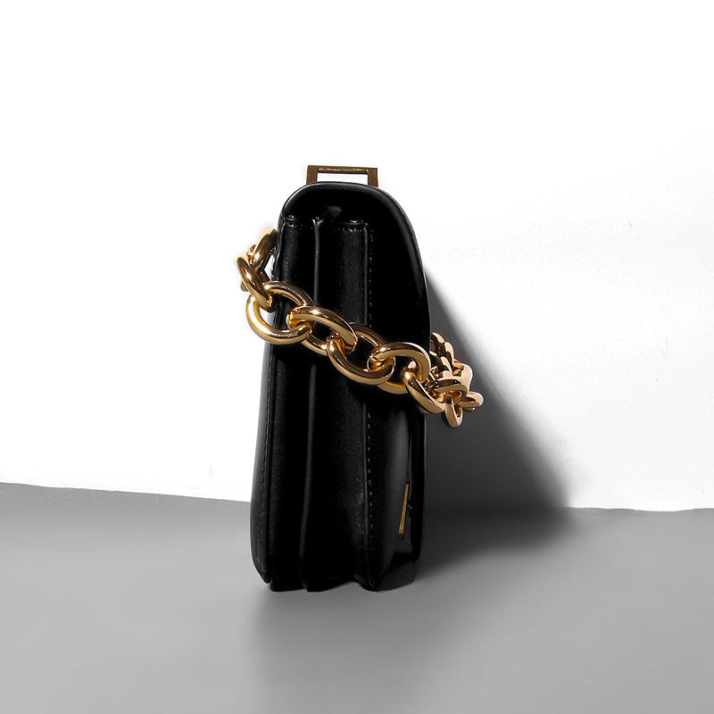 Leather Chain Shoulder Messenger Bag