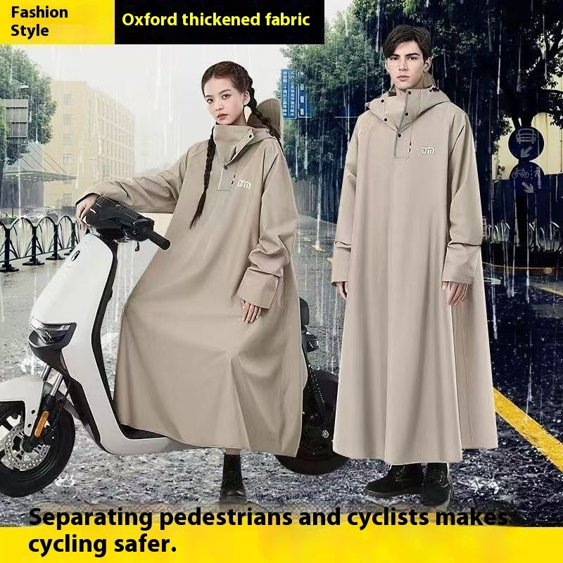 Raincoat Electric Car Thickened Long Section Whole Body