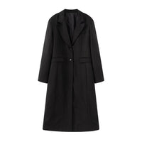 European And American Style French Design Fashion Casual Simple Suede Overcoat
