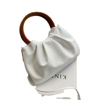 Fashionable Pleated Soft Leather Bag