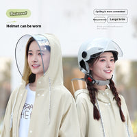 Raincoat Female Electric Battery Motorcycle Outerwear Single