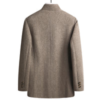 Men's Double-faced Woolen Goods Wool Overcoat Men's Mid-length Coat