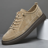 Fashion Sneakers For Men, Genuine Soft Leather Casual Leather Shoes