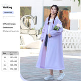 Raincoat Female Electric Battery Motorcycle Outerwear Single