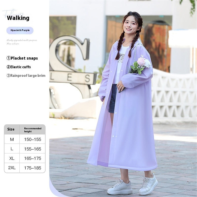 Raincoat Female Electric Battery Motorcycle Outerwear Single