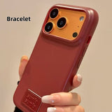 Pure Bottom Leather Pattern Phone Case