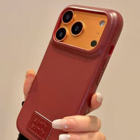 Pure Bottom Leather Pattern Phone Case