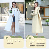 Raincoat Female Electric Battery Motorcycle Outerwear Single