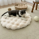 Warm Sleep Round Plush Pet Pad