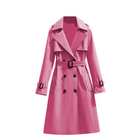Mid-length Temperament Casual Trench Coat