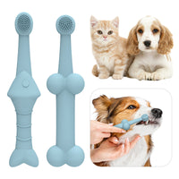 Silicone Pet Finger Oral Cleaning Toothbrush