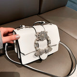 Fashion Diamond Lock Elegant Shoulder Bags