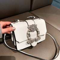 Fashion Diamond Lock Elegant Shoulder Bags