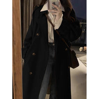 New Spring And Autumn British Style Mid-length Early Autumn Trench Coat For Women